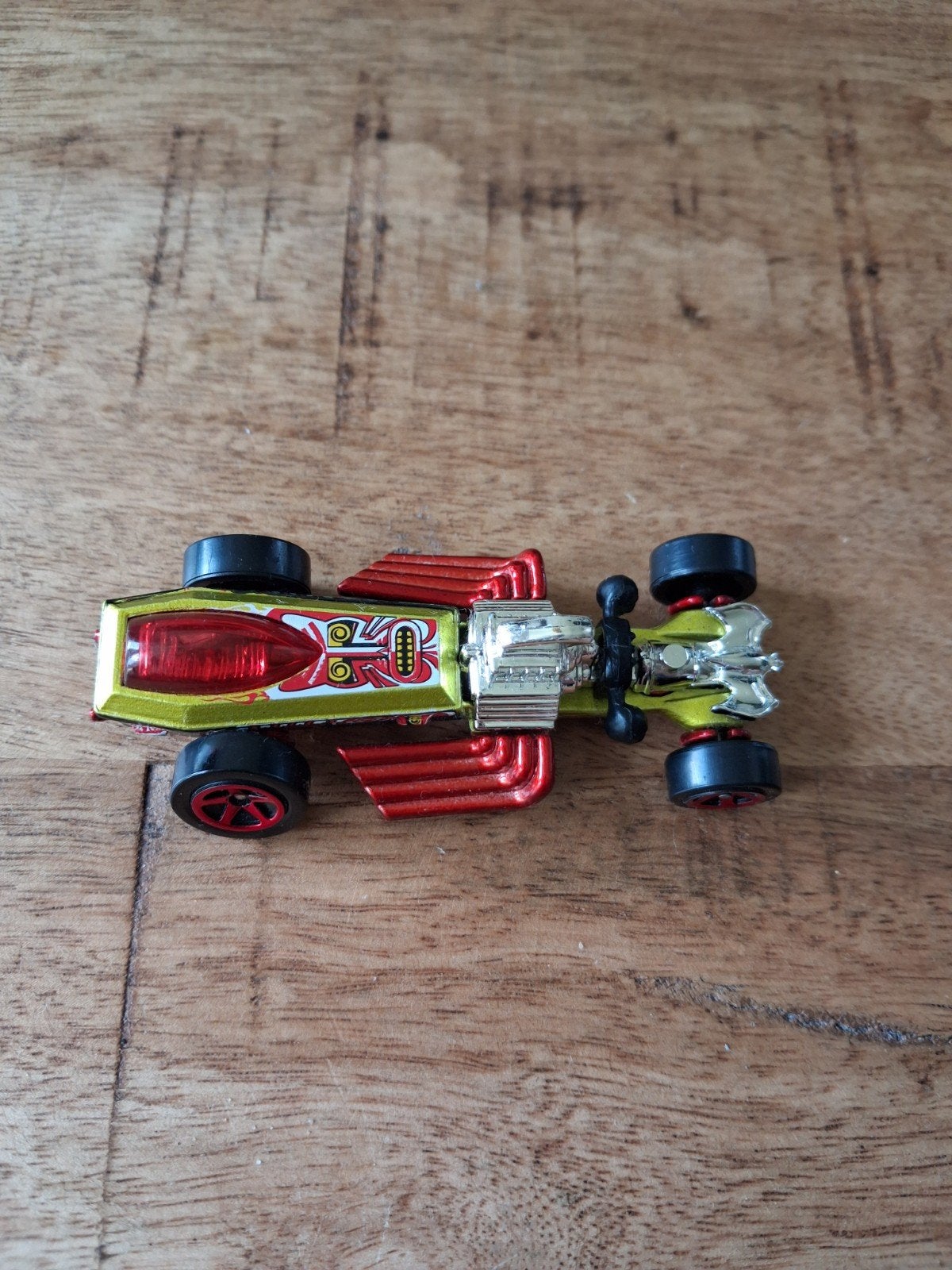 Vintage Hot Wheels 1994 Tiki Dragster Rigor Motor, Ophalen of Verzenden, Gebruikt