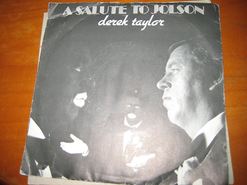Derek Taylor: A salute to Jolson, Ophalen of Verzenden, Zo goed als nieuw, Pop