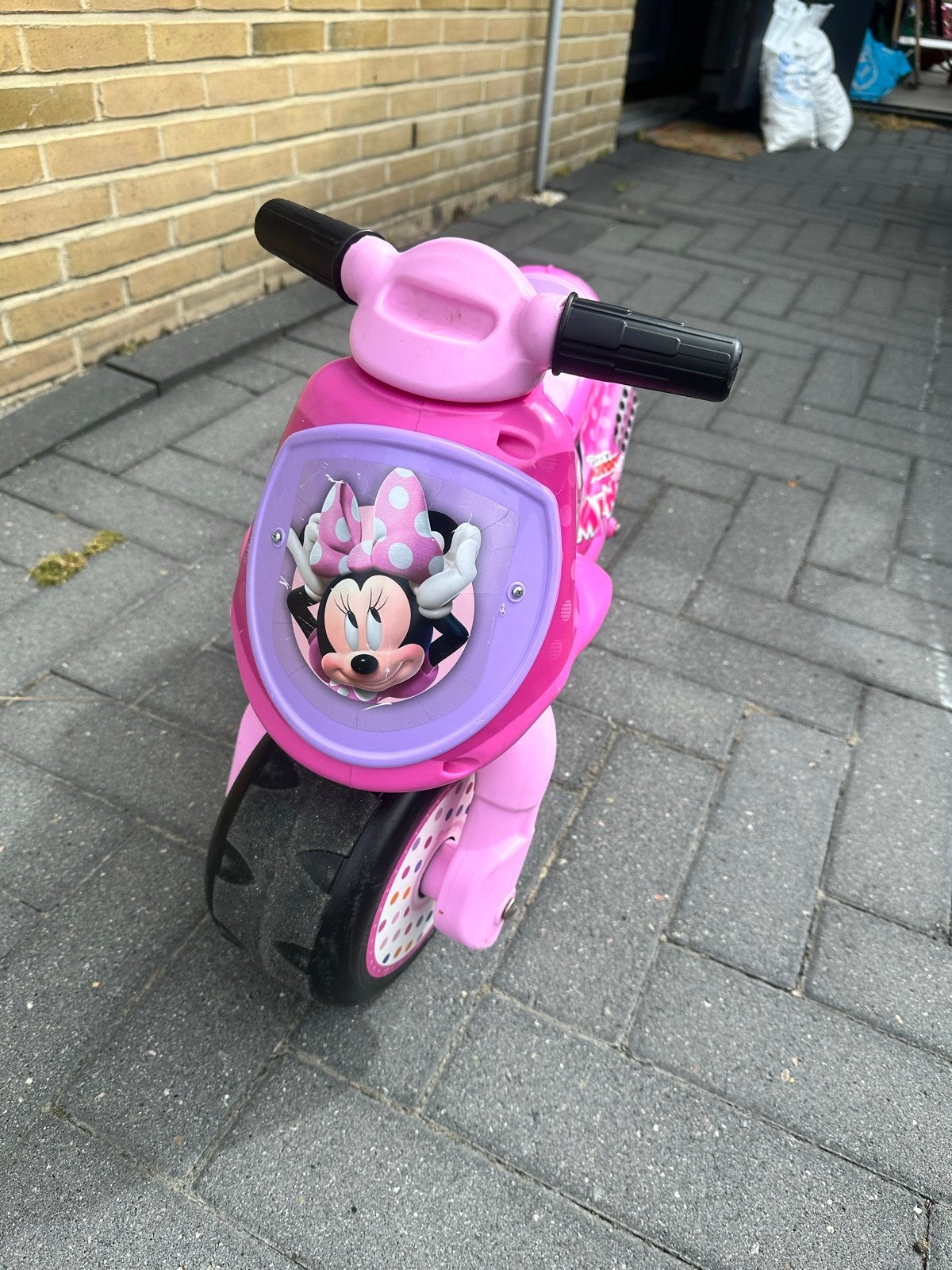 Minnie Mouse loopmotor roze, Ophalen, Gebruikt, Loopfiets