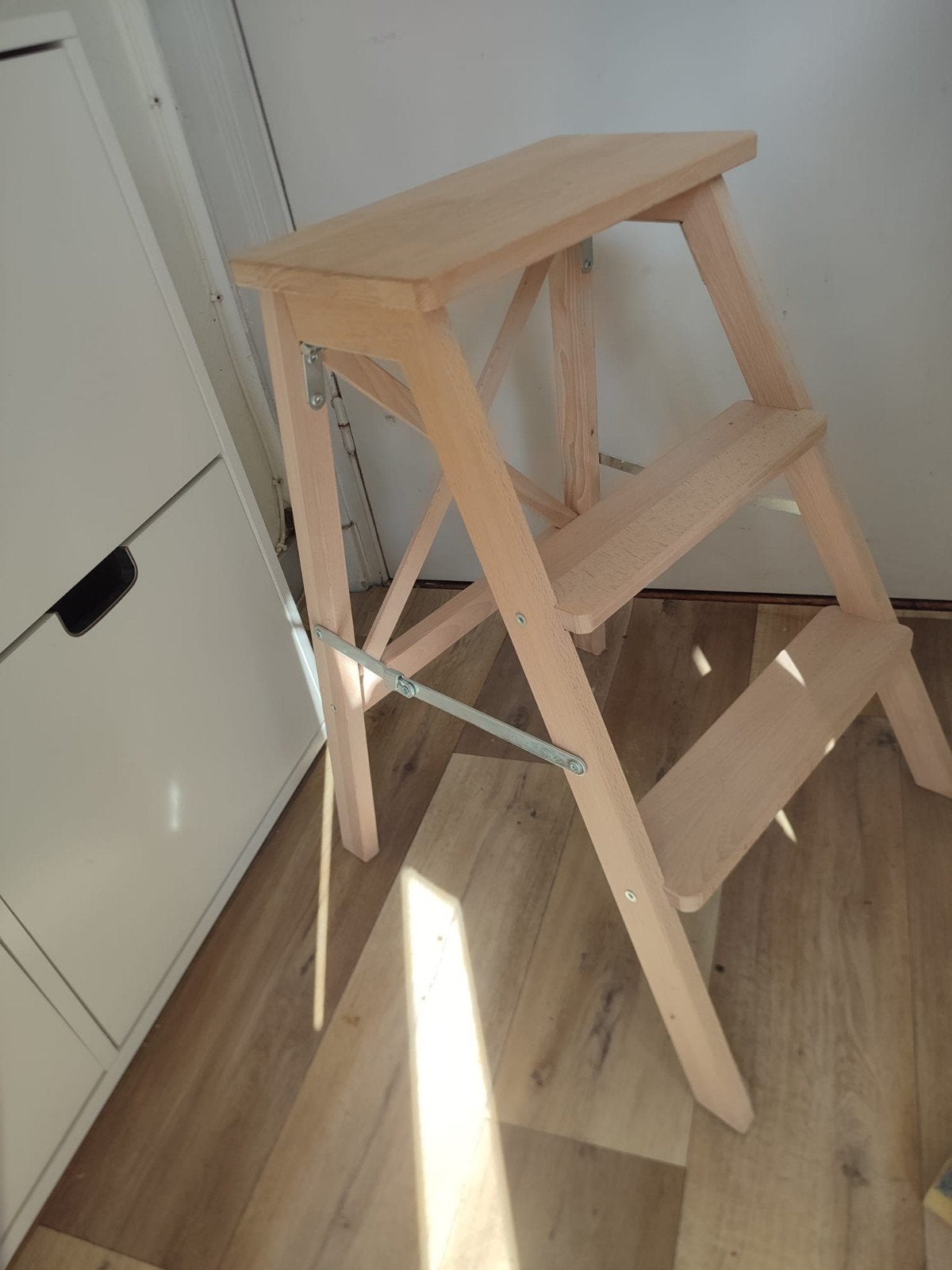 IKEA BEKVÄM Opvouwbaar Houten Krukje / Trapje, Ophalen, Trap, Zo goed als nieuw, Opvouwbaar of Inschuifbaar