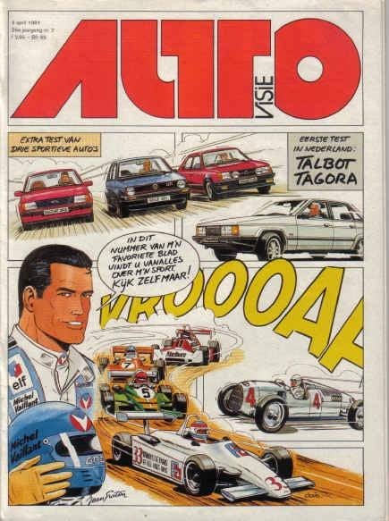 Autovisie 7 1981 : Ford Escort XR3 - VW Golf GTI - Opel SR, Ophalen of Verzenden, Gelezen, Algemeen