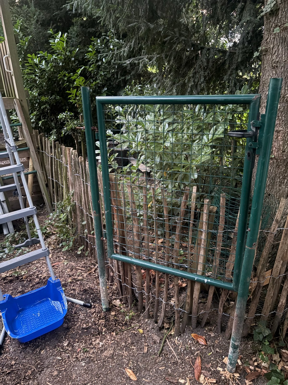 Gebruikte tuinpoort 80x100 cm, Gebruikt, Staal, Minder dan 100 cm, 100 tot 150 cm