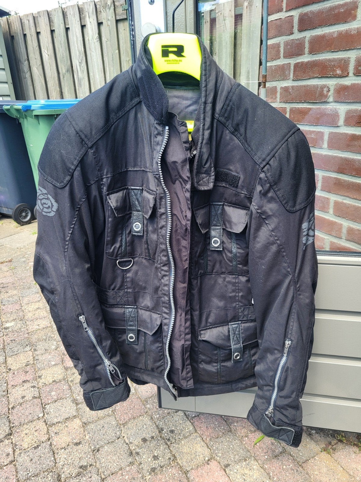 Grid motorjas maat M, Maat 48/50 (M), Zwart, Ophalen of Verzenden, Grid