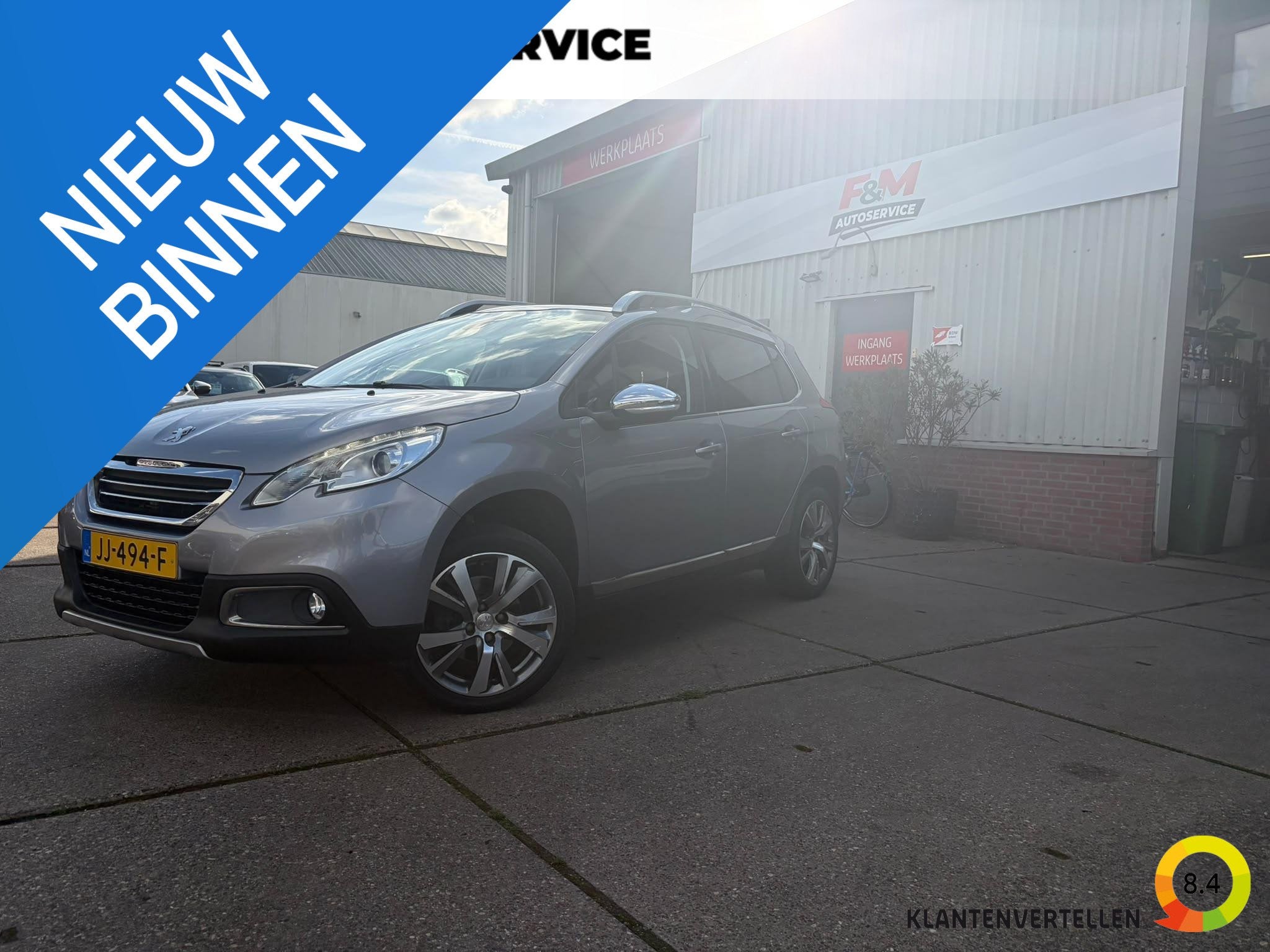 Peugeot 2008 1.2 PureTech Allure Clima, cruise, pano, trekha, Auto diversen, Handgeschakeld, SUV of Terreinwagen, Zilver of Grijs