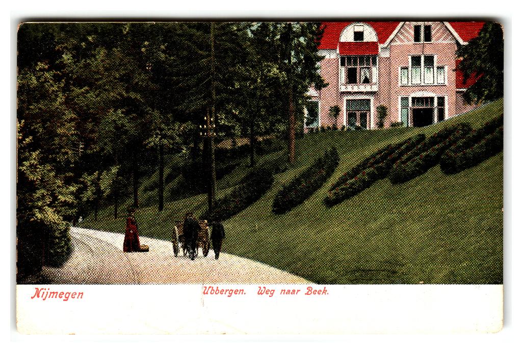 Beek-Ubbergen, Weg naar Beek, Verzenden, Voor 1920, Ongelopen, Gelderland
