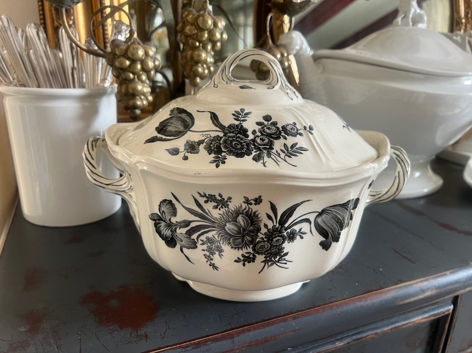 Oud Wedgwood soepterrine, Ophalen of Verzenden