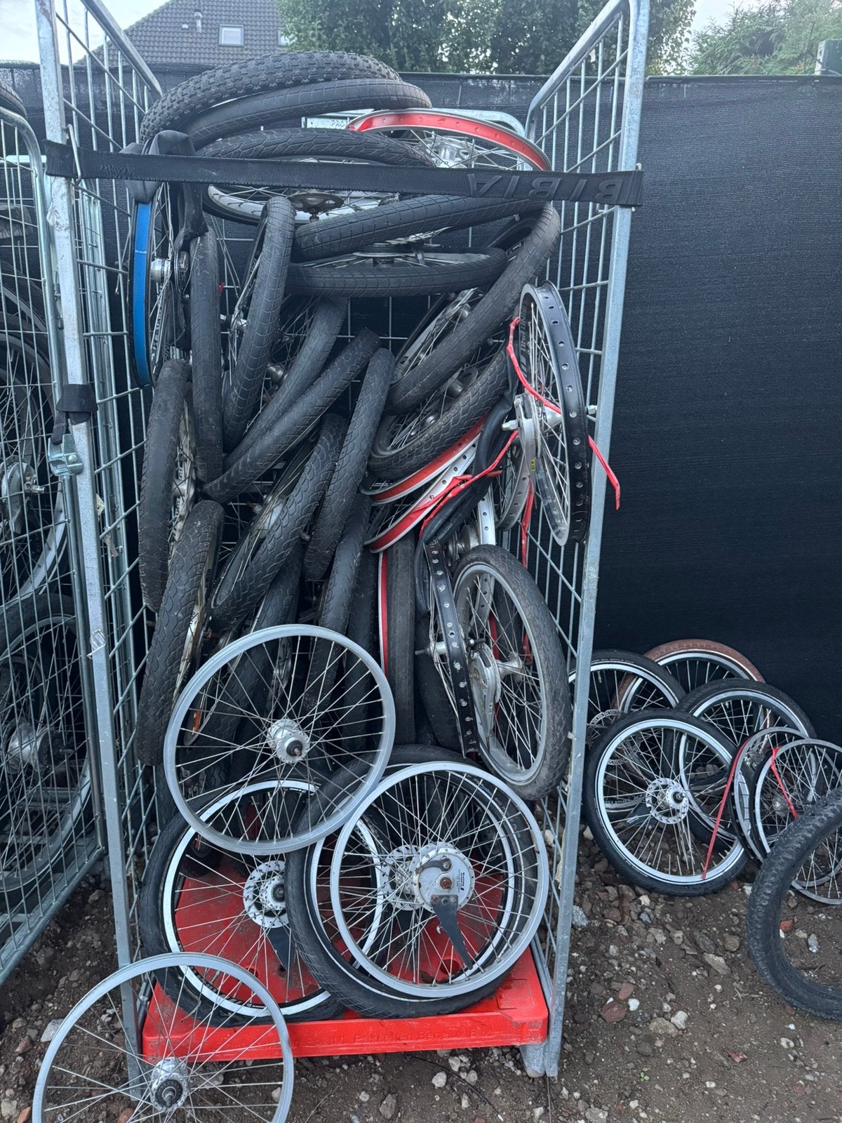 Te koop bakfiets wielen 20 inch, Ophalen, Gebruikt, Overige merken