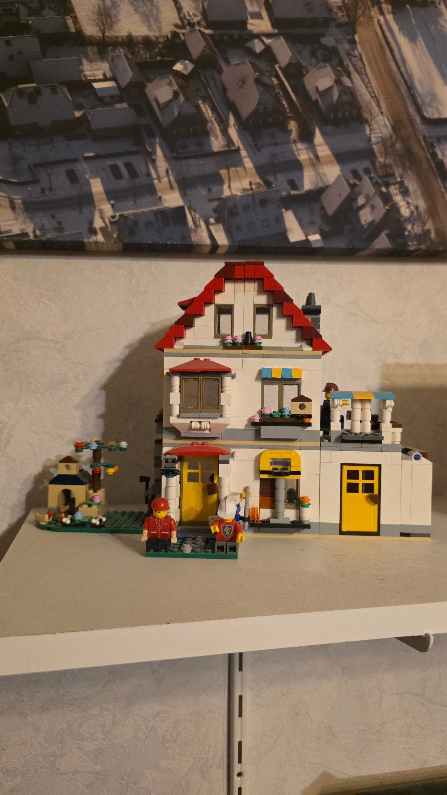 Mooi LEGO huisje met minifiguren, Ophalen, Inclusief minifiguren, Gebruikt, Lego