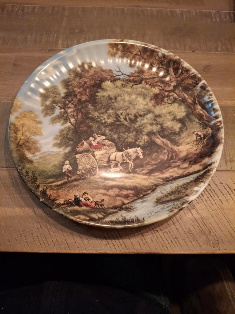 Mooi sierbord van J.C. van Hunnik, Ophalen of Verzenden