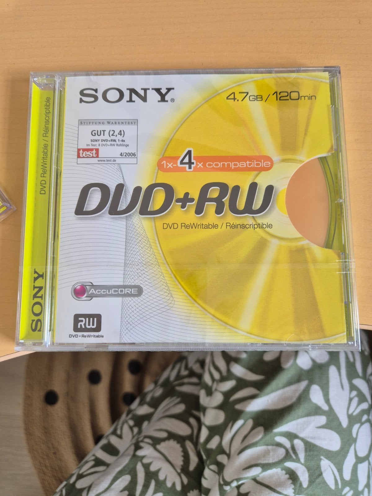 Sony DVD+RW 4.7GB/120min ReWritable - Nieuw, Computers en Software, Beschrijfbare discs, Herschrijfbaar, Nieuw, Ophalen of Verzenden