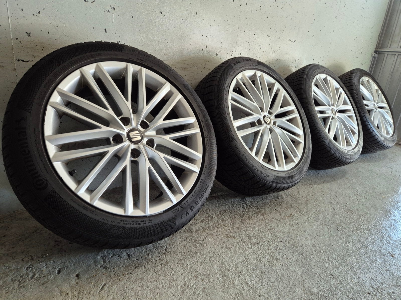 5x112 / 18inch ORGINEEL SEAT WINTERSET, Ophalen, 18 inch, 215 mm, Banden en Velgen