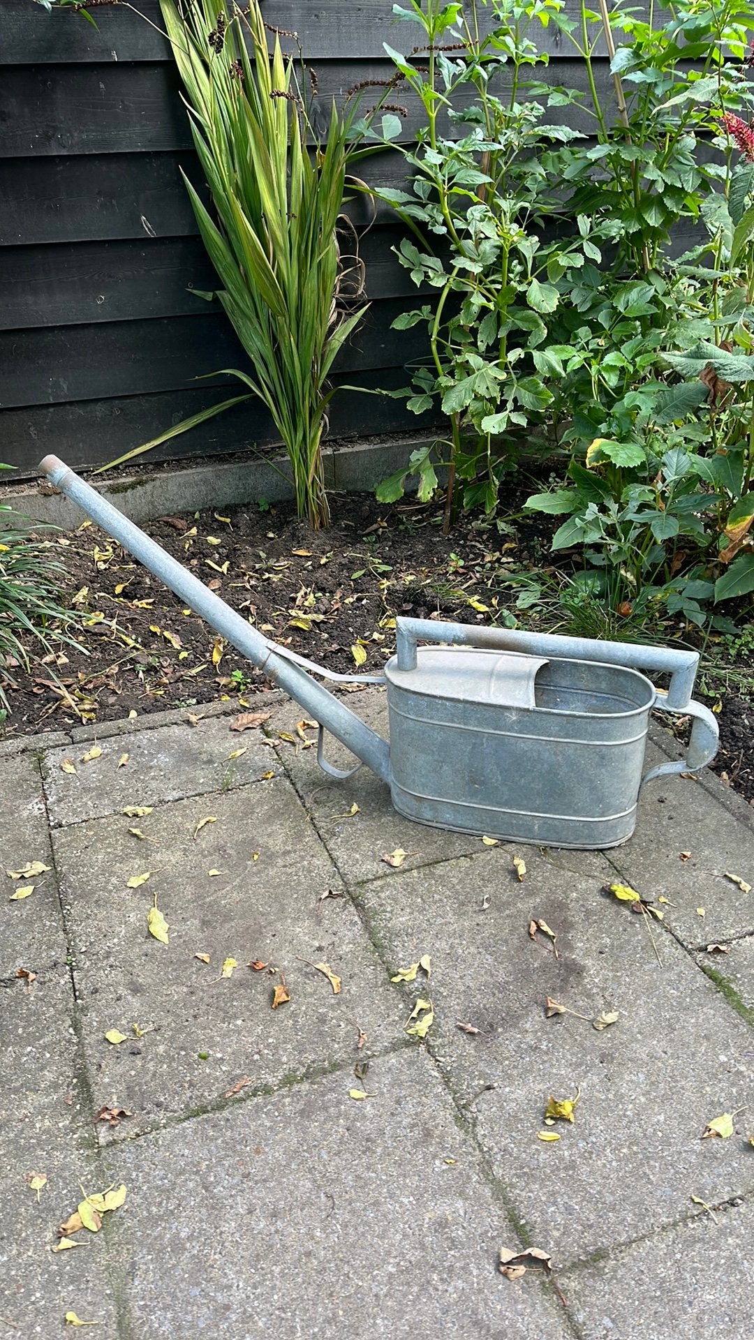 Zinken gieter, Ophalen, Zo goed als nieuw, Metaal