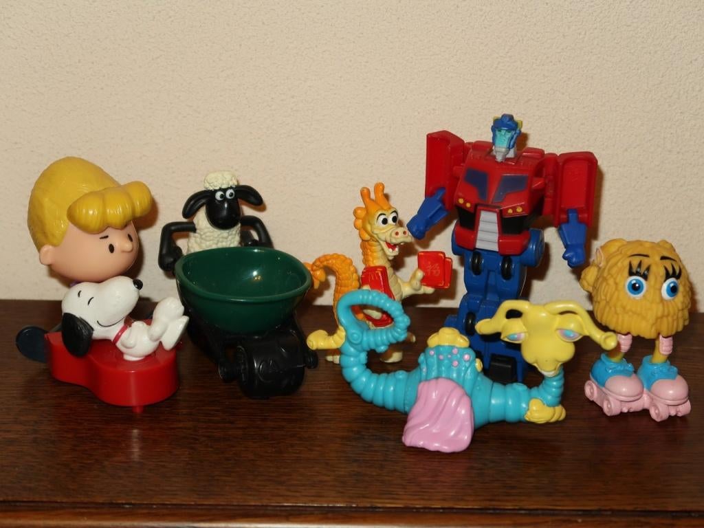 div. vintage McDonalds Happy Meal speeltjes 1988-2015, Verzenden, Gebruikt