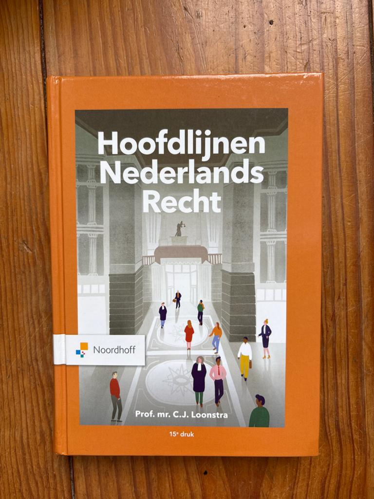 Hoofdlijnen Nederlands Recht - 15e druk, Ophalen of Verzenden, Gamma, Zo goed als nieuw, WO