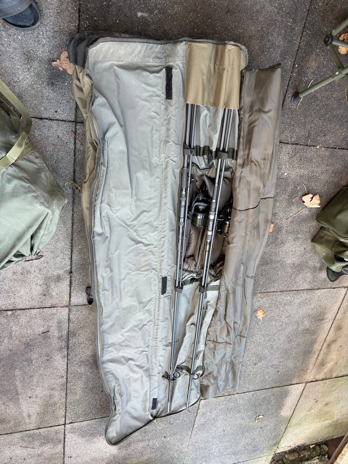 Complete Karpervis Uitrusting: Bivy, Molens, Net, Mat & Meer, Ophalen, Gebruikt, Molen