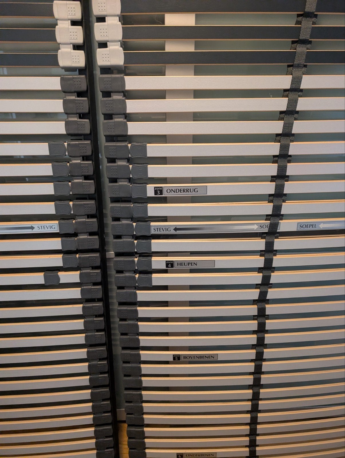 2x Bossflex lattenbodem 80x200cm - verstelbaar, Ophalen, Zo goed als nieuw