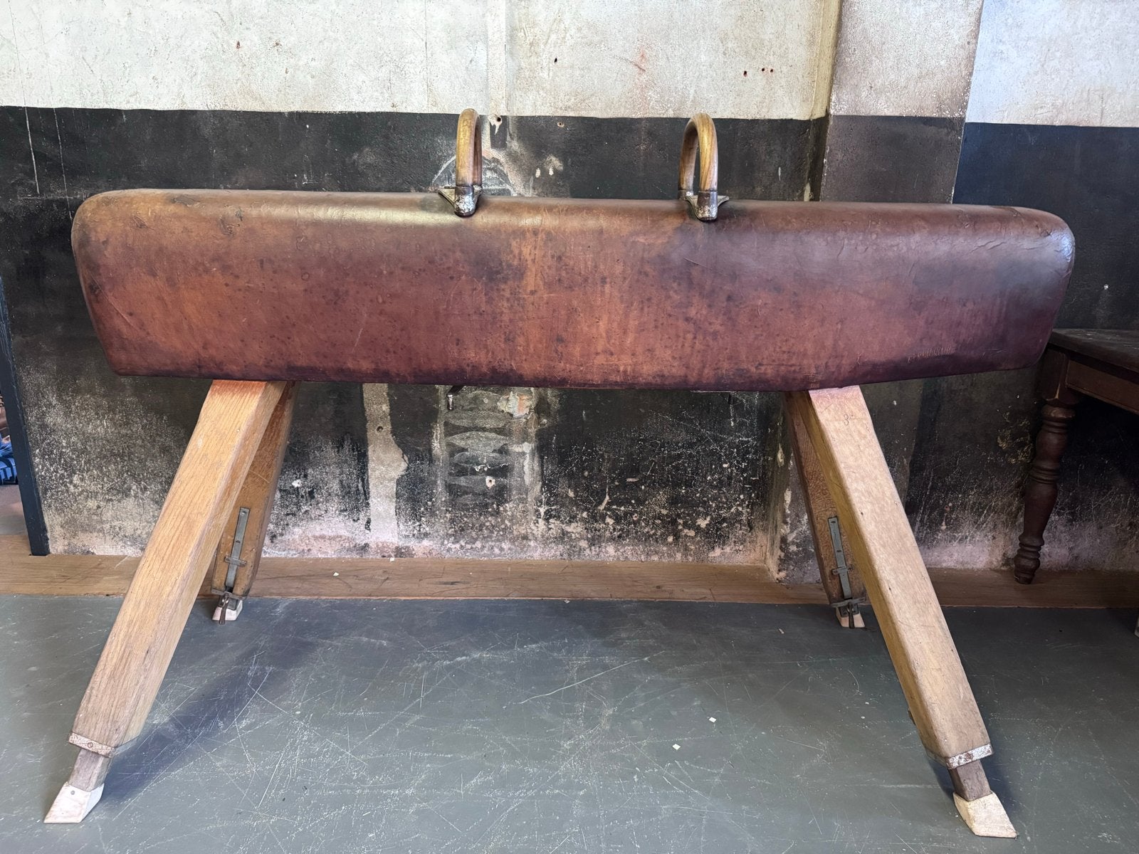 Vintage Turnpaard - Authentiek Gymtoestel, Ophalen