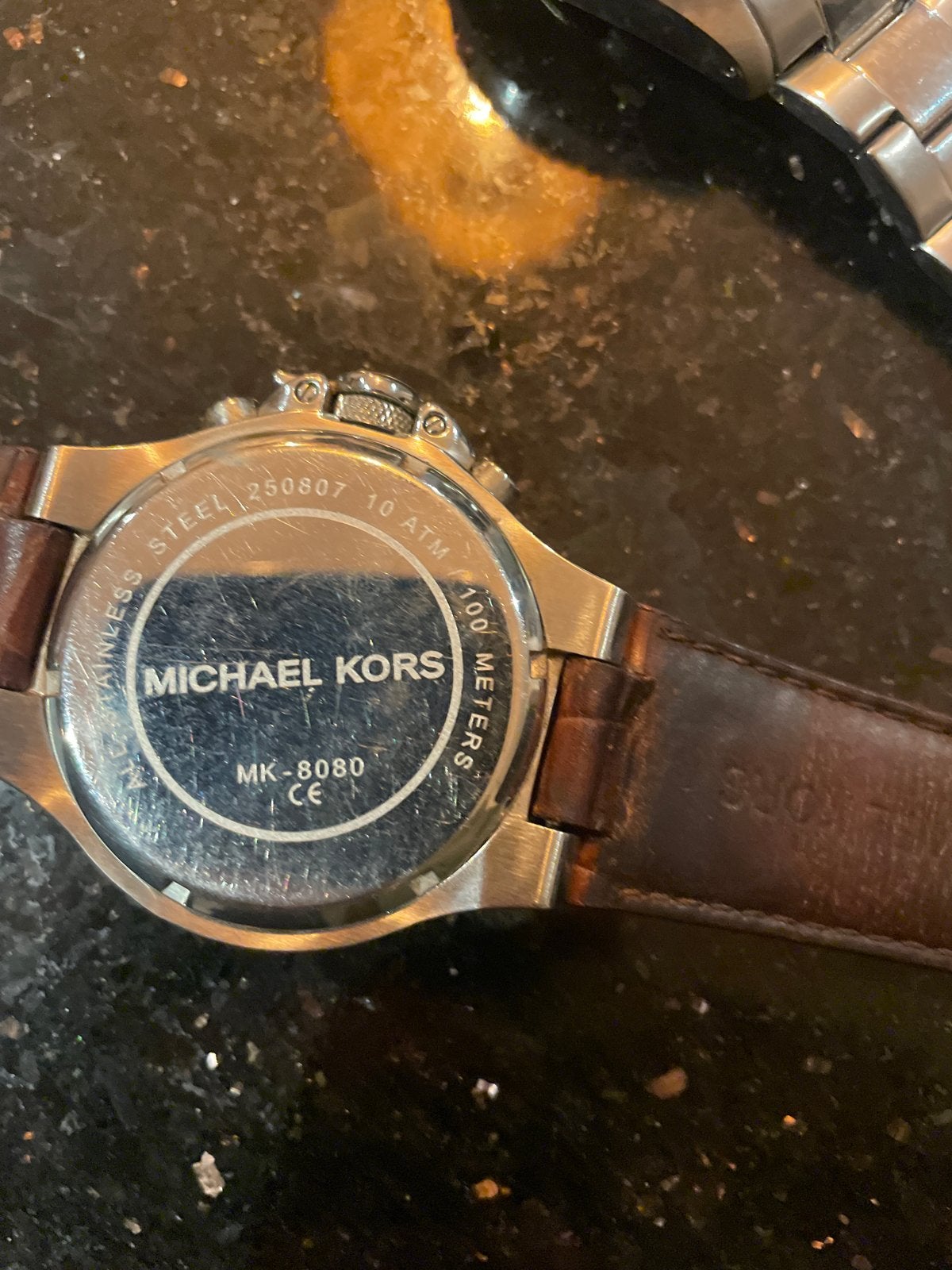 Michael Kors MK-8080 Herenhorloge - Roestvrij staal & Leer, Sieraden, Tassen en Uiterlijk, Horloges | Heren, Overige merken, Staal