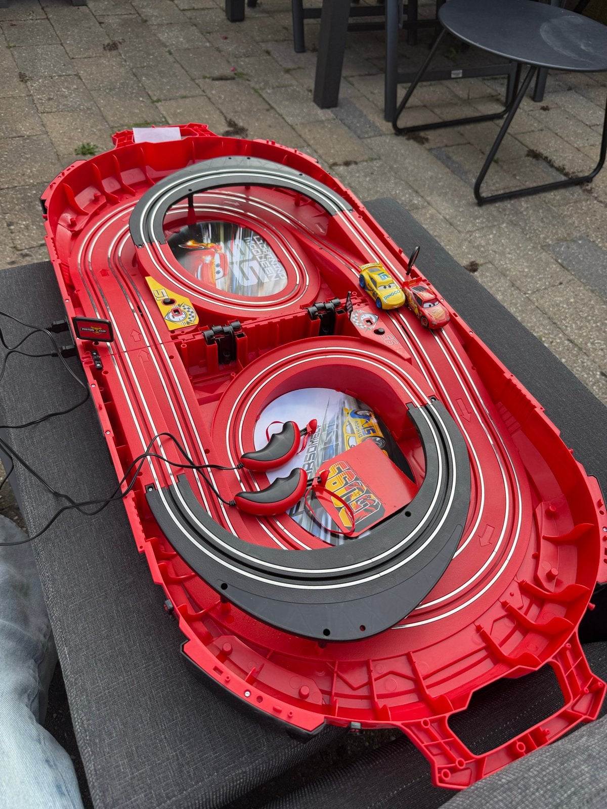 Carrera Racebaan Disney Cars - Contactpunten Nagekeken, Carrera, Ophalen of Verzenden, Elektrisch, Racebaan