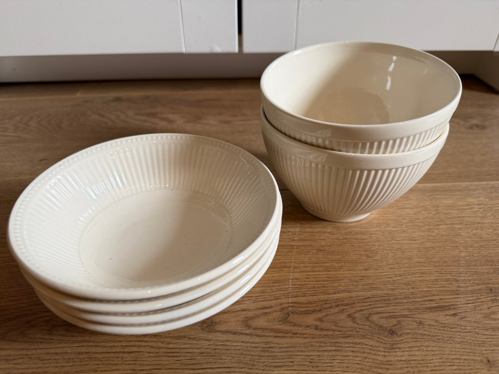 Schaatjes wedgwood, Ophalen
