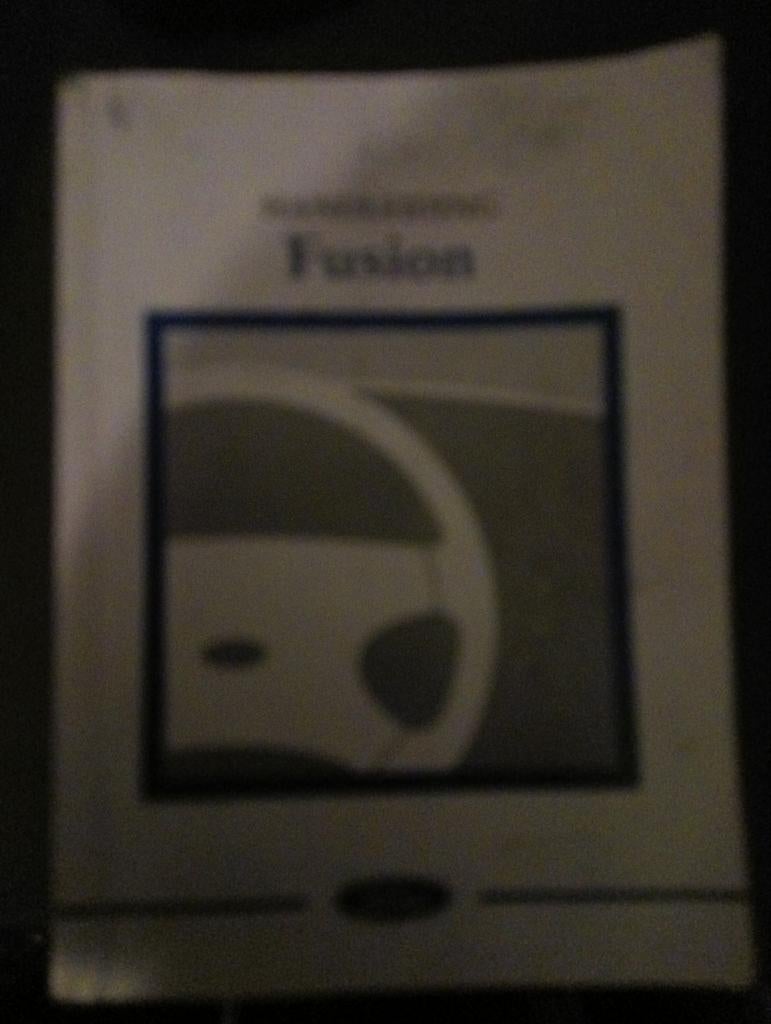 Originele Ford Fusion Handleiding 2003, Ophalen of Verzenden