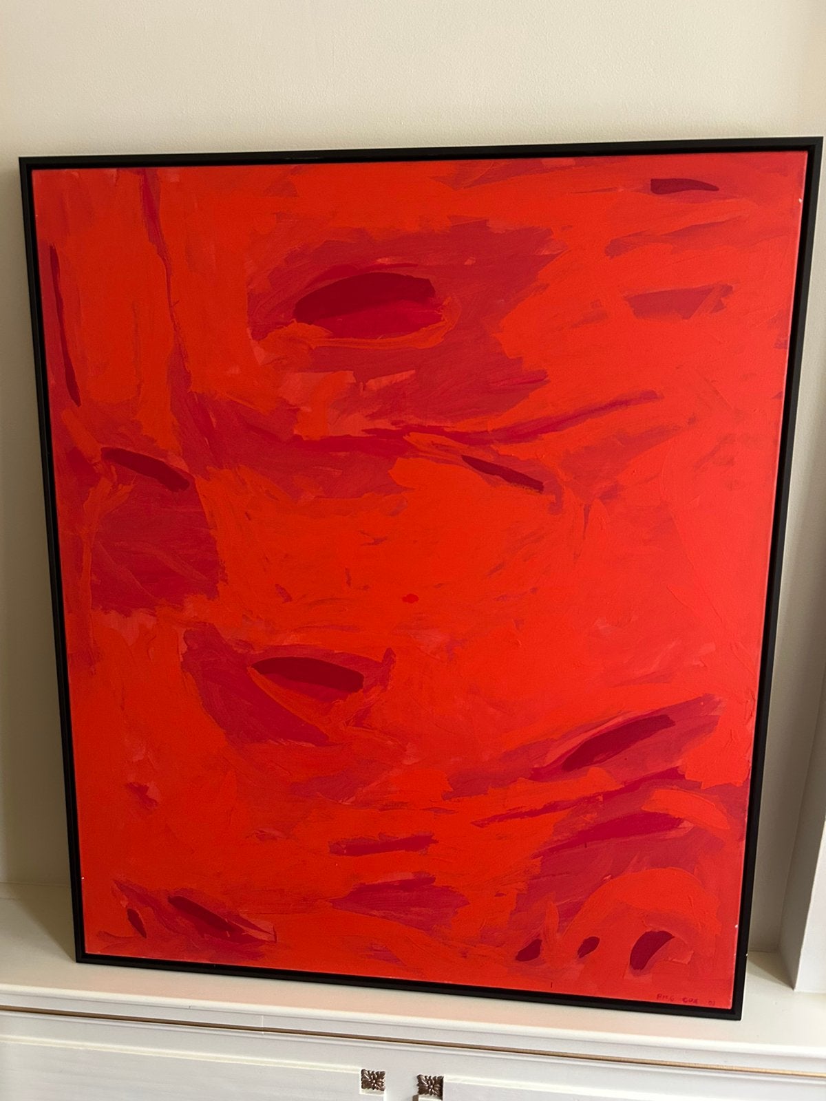 olieverf op doek Peter MG Cox 2003, Antiek en Kunst, Ophalen