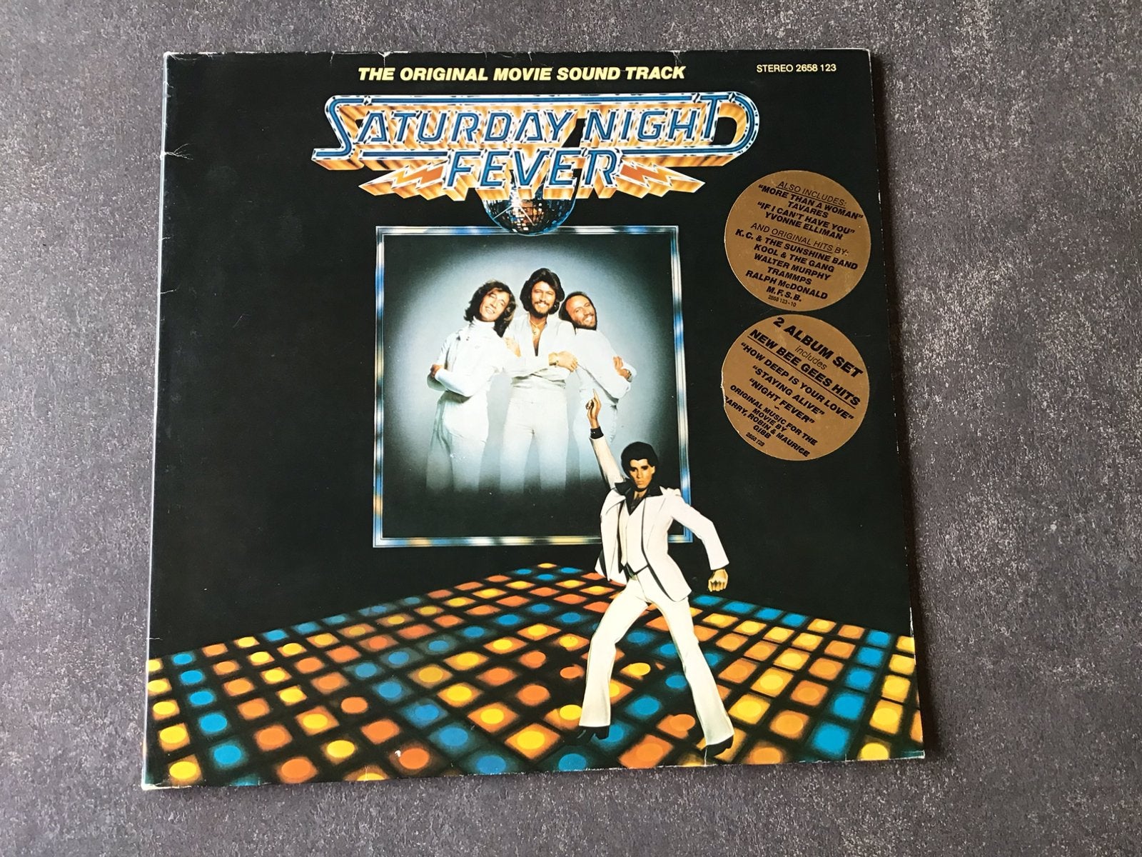 Saturday Night Fever - the original movie soundtrack - Vinyl, Gebruikt, Soundtrack, Dubbel-LP, Ophalen of Verzenden
