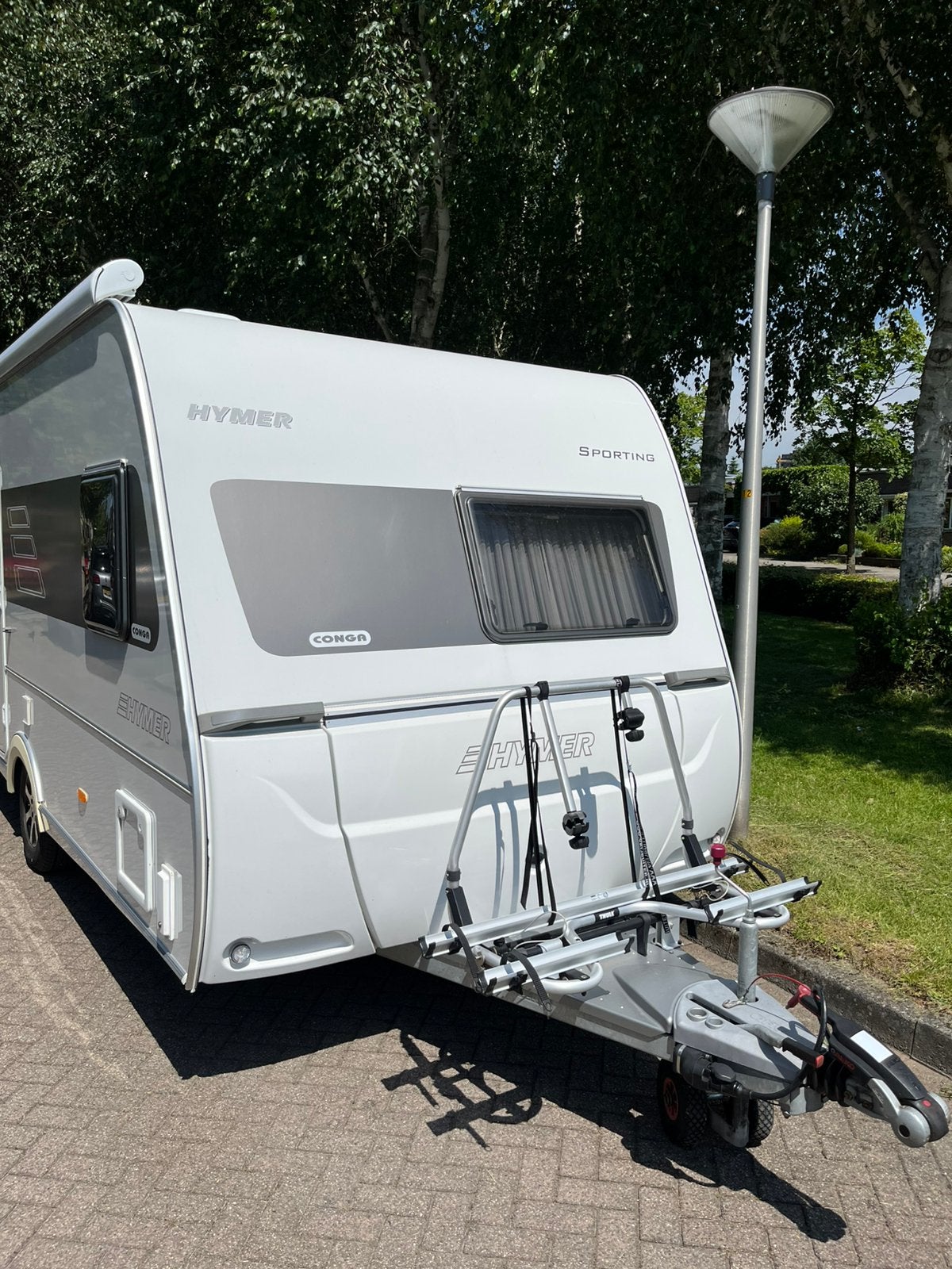 Eriba sporting Conga 2012, Caravans en Kamperen, Caravans, Particulier, tot en met 4, 1000 - 1250 kg, Rondzit, Eriba, Frans bed