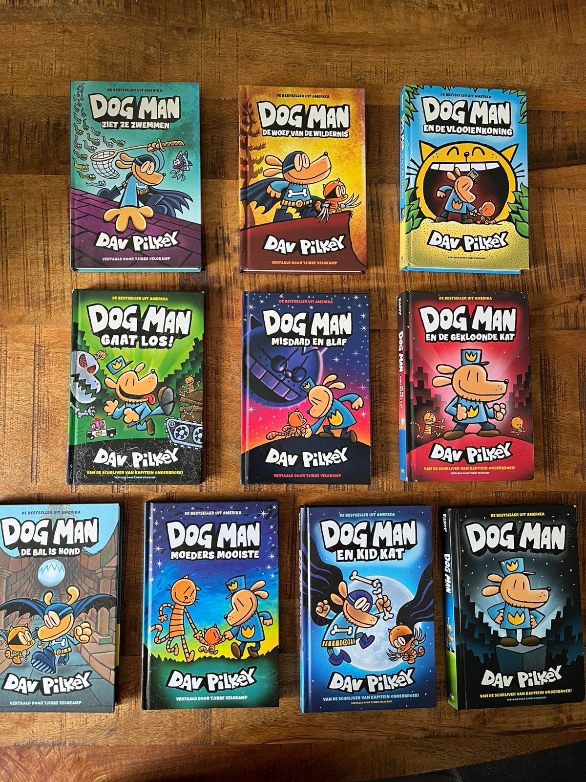 Serie van 10 Dog man boeken te koop aangeboden, Ophalen of Verzenden, Gelezen, Fictie algemeen