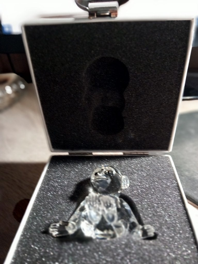 swarovski aapje, Ophalen of Verzenden, Zo goed als nieuw, Figuurtje