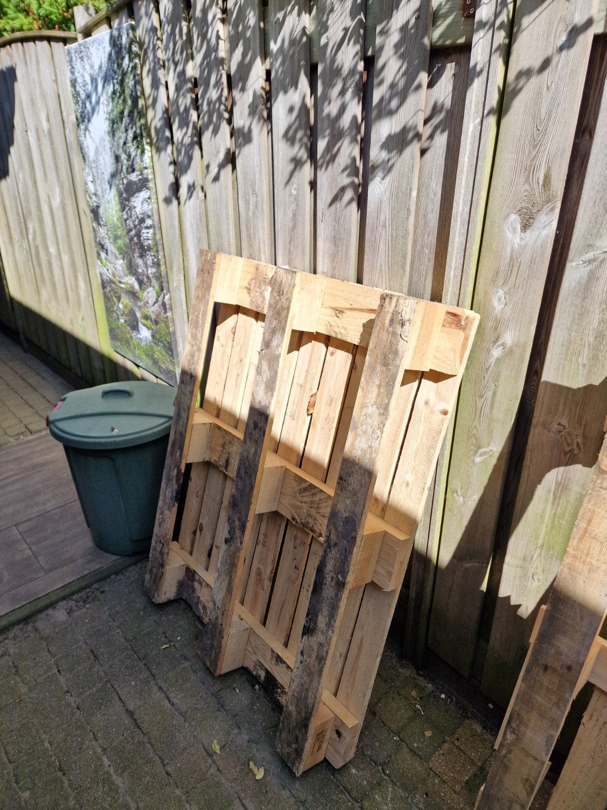 Gratis houten pallets, Ophalen, 50 mm of meer, Pallet, Minder dan 200 cm