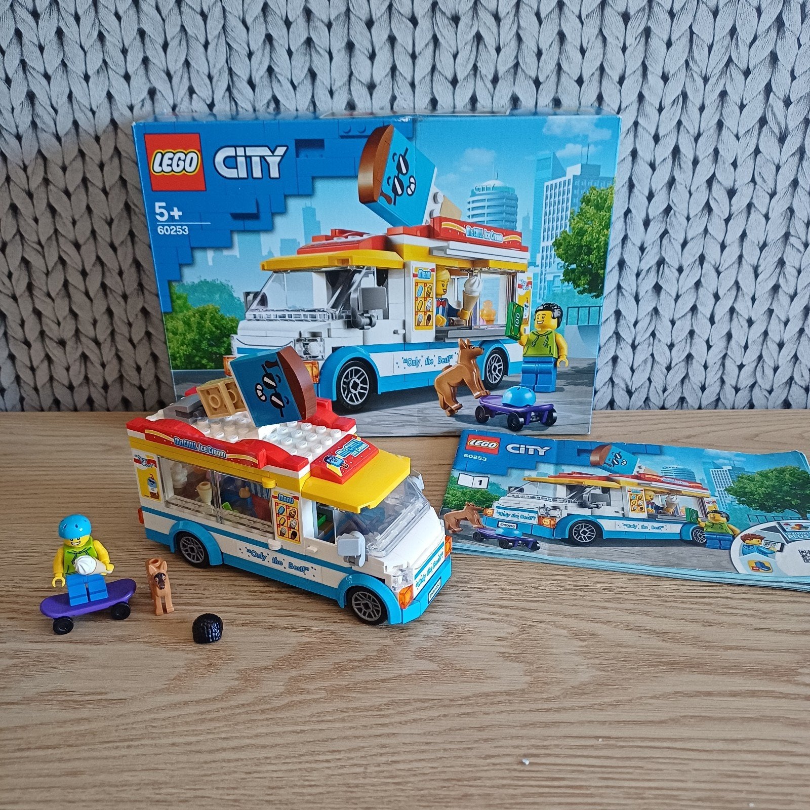 Lego City 60253 IJscowagen compleet met doos en boekje, Lego, Ophalen of Verzenden, City, Gebruikt