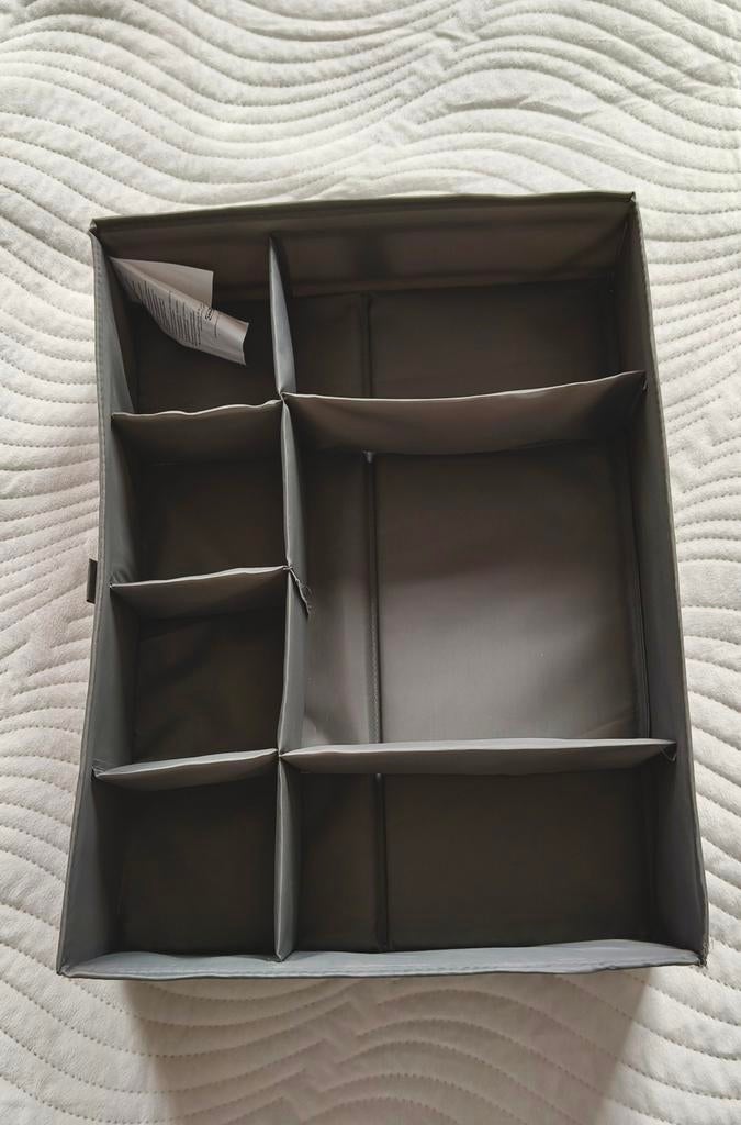 Doos met vakken voor kleding, Huis en Inrichting, Kasten | Kledingkasten, Ophalen, 25 tot 50 cm, 50 tot 100 cm, Minder dan 100 cm