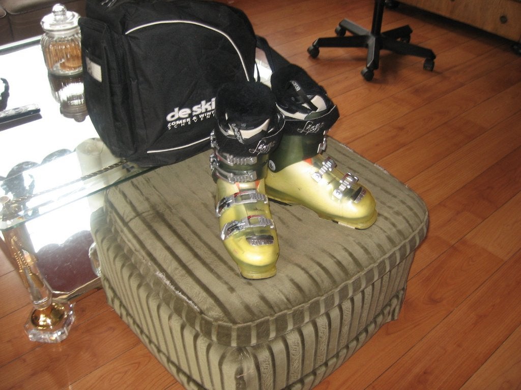 Ski schoenen merk LANGE RX 90 maat 38 met tas top met boekje, Overige merken, 160 tot 180 cm, Schoenen, Ophalen of Verzenden