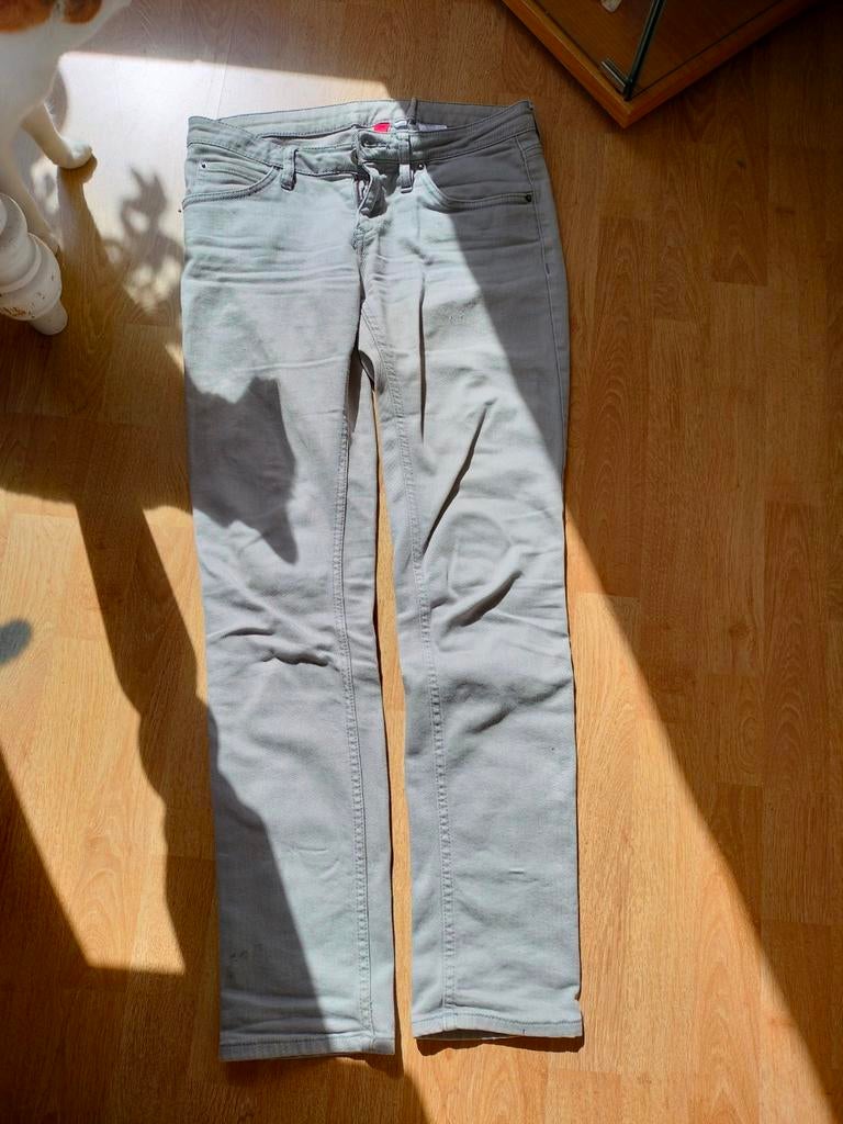 Grijze broek, Maat 38/40 (M), Ophalen of Verzenden, Gedragen, Grijs