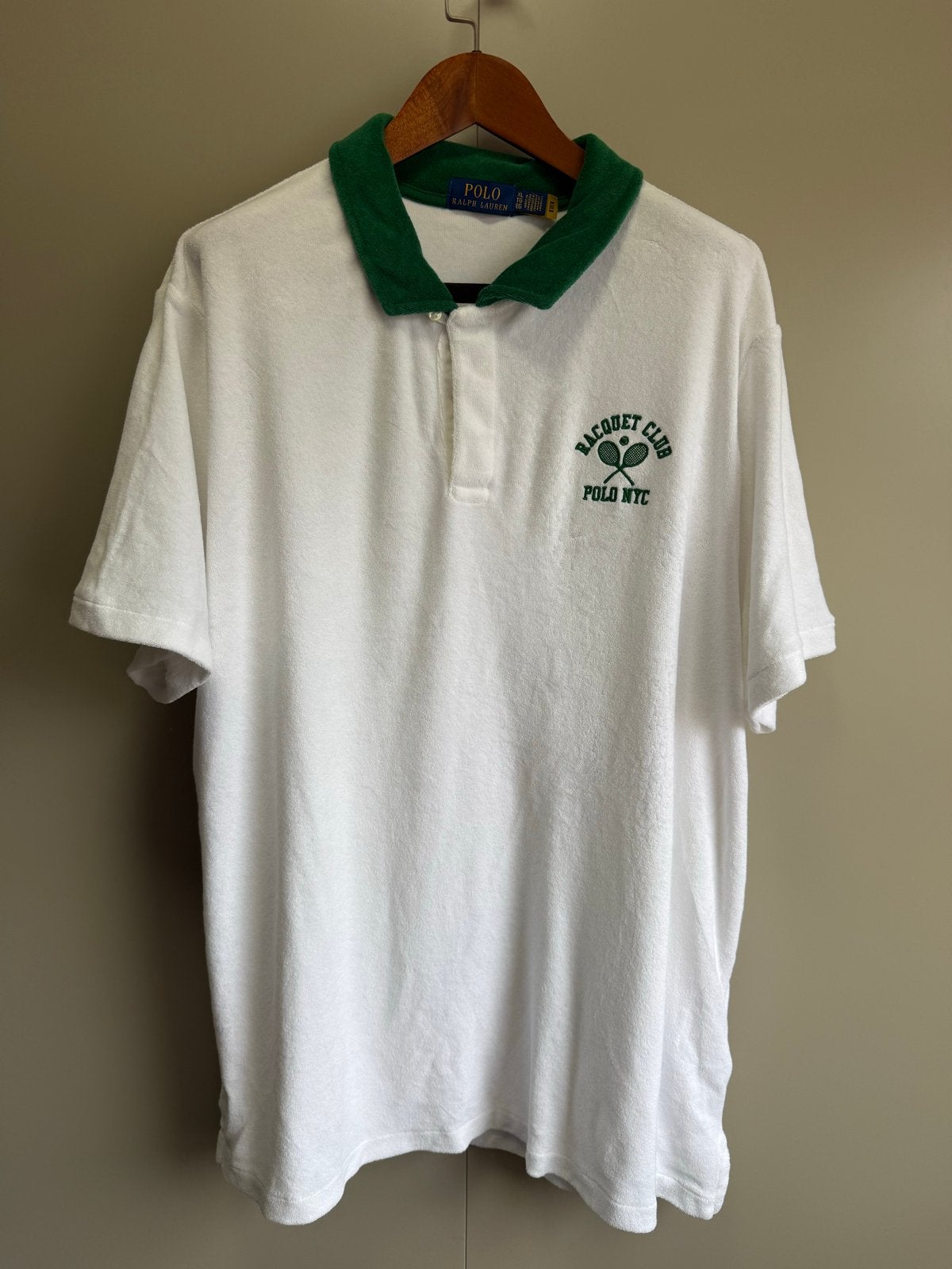 Polo Ralph Lauren Racquet Club Polo NYC badstof / XL, Kleding | Heren, Ophalen of Verzenden, Zo goed als nieuw, Maat 56/58 (XL)