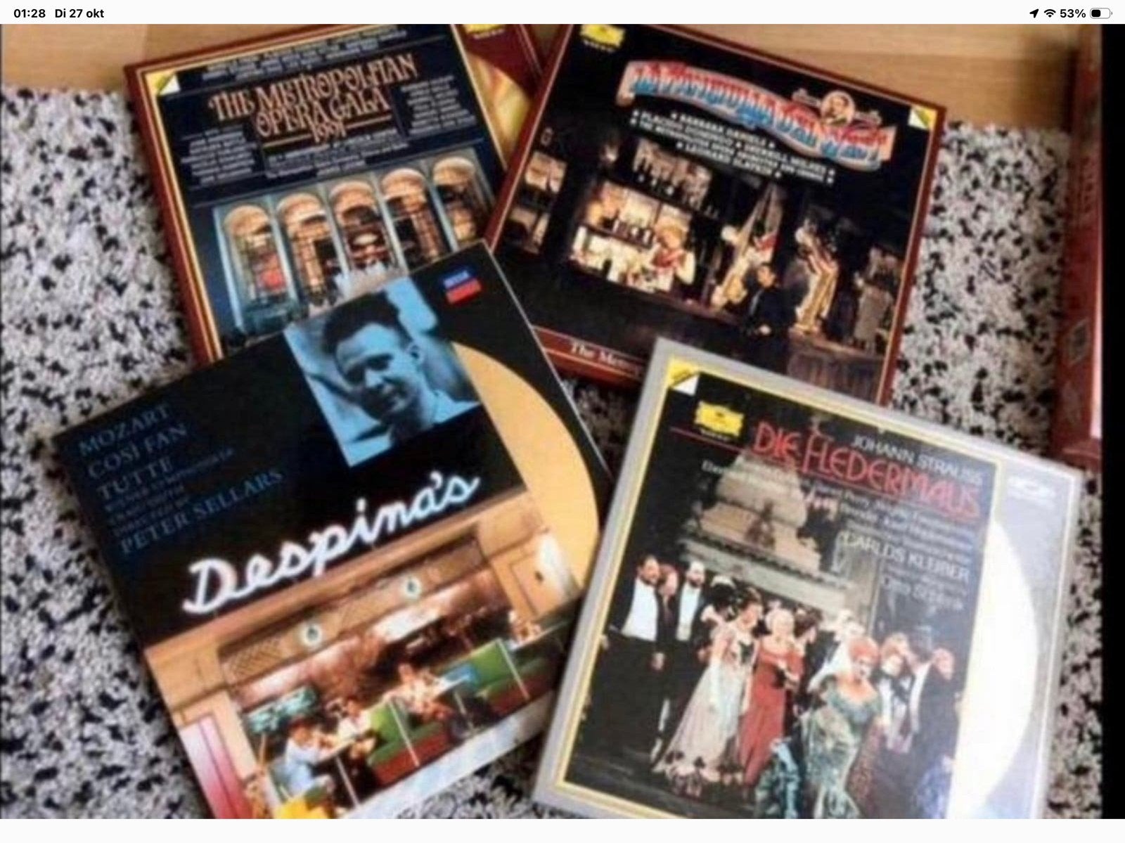 4 Goud kleurige LaserDisck Platen 🌸 zie de Info, Cd's en Dvd's, Ophalen of Verzenden, Zo goed als nieuw, Overige formaten