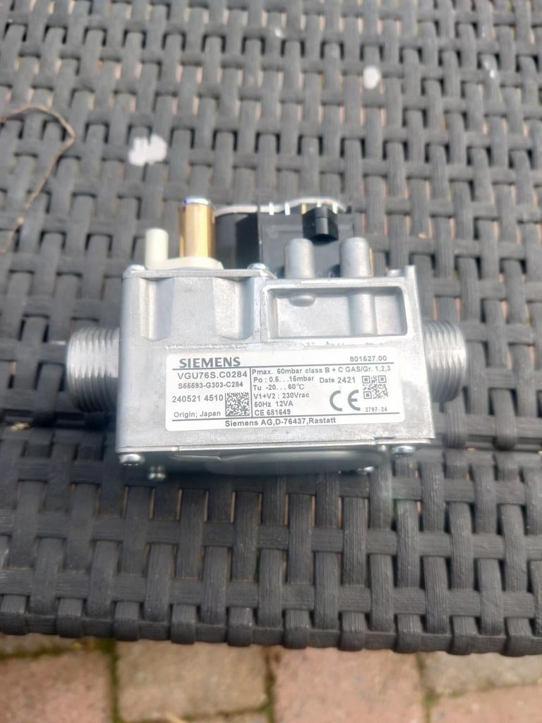 Intergas vervangingset tbv gasblok Siemens, Ophalen, Minder dan 30 cm, Cv-ketel of Combi-ketel, Nieuw