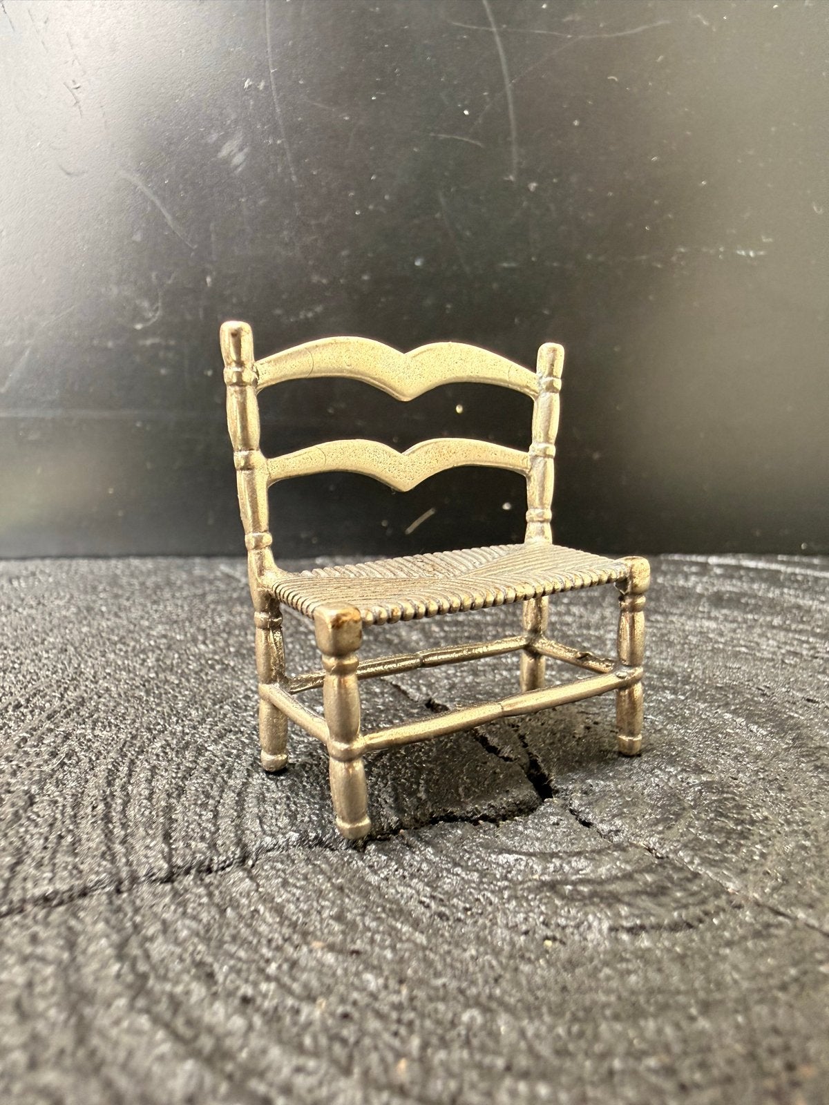 Zilveren miniatuur bankje met zilverkeurmerk 800, Verzenden, Zilver