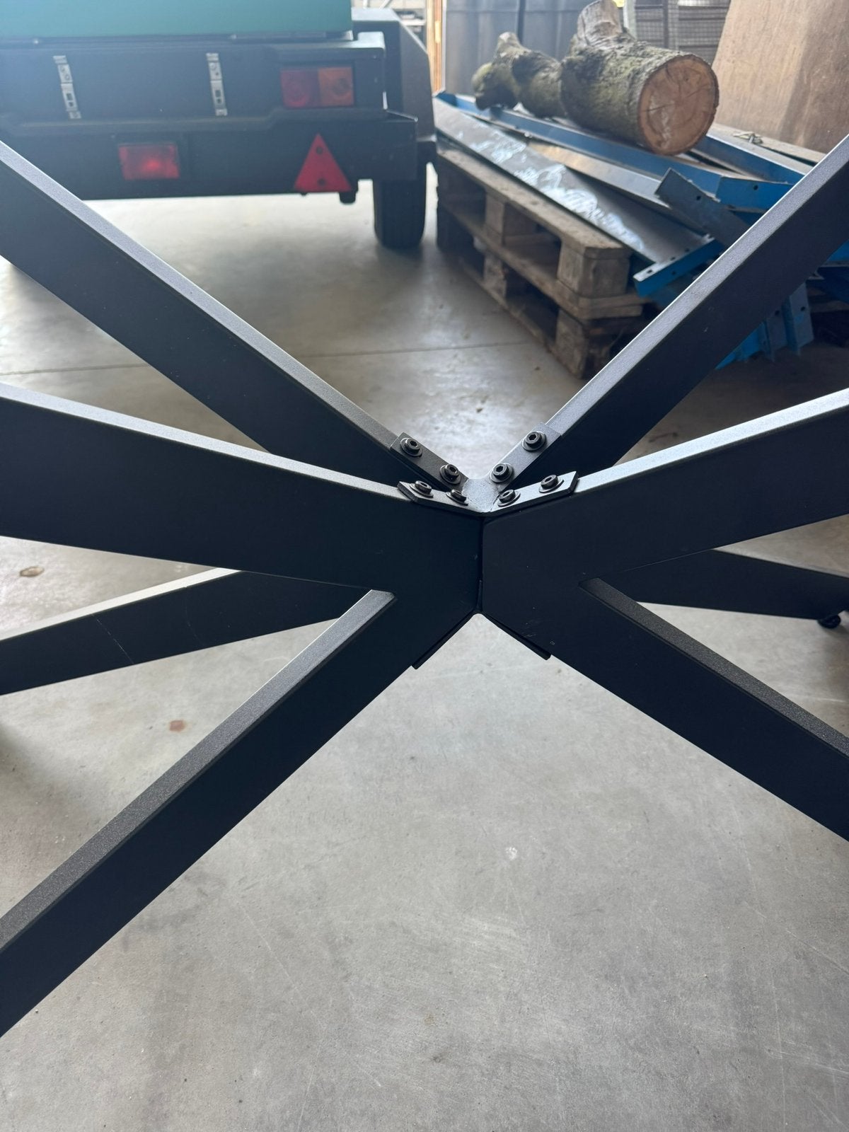 Metalen tafelonderstel / tafelpoten verstelbaar 72,5 cm hoog, Ophalen, Zo goed als nieuw, Rechthoekig, 50 tot 100 cm