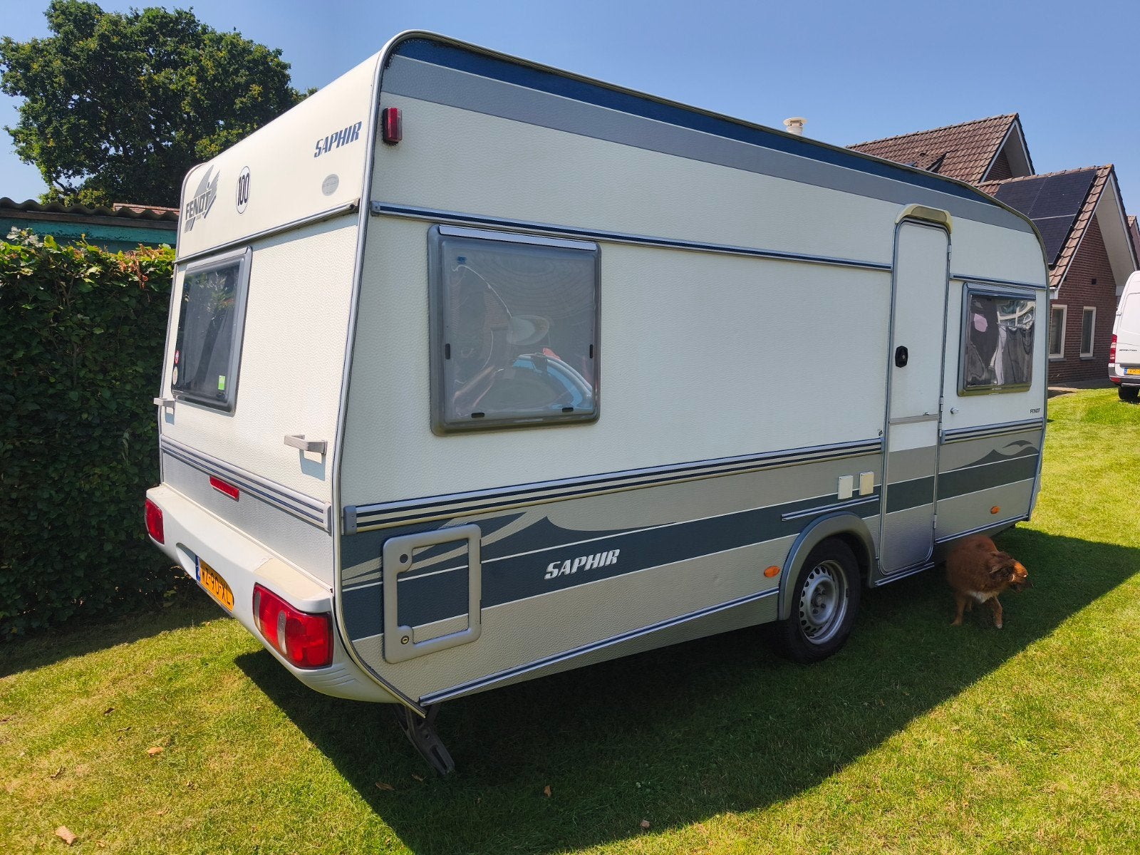 Fendt Saphir 470 Caravan 2001 Frans Bed, Schokbreker, Rondzit, Frans bed, Particulier
