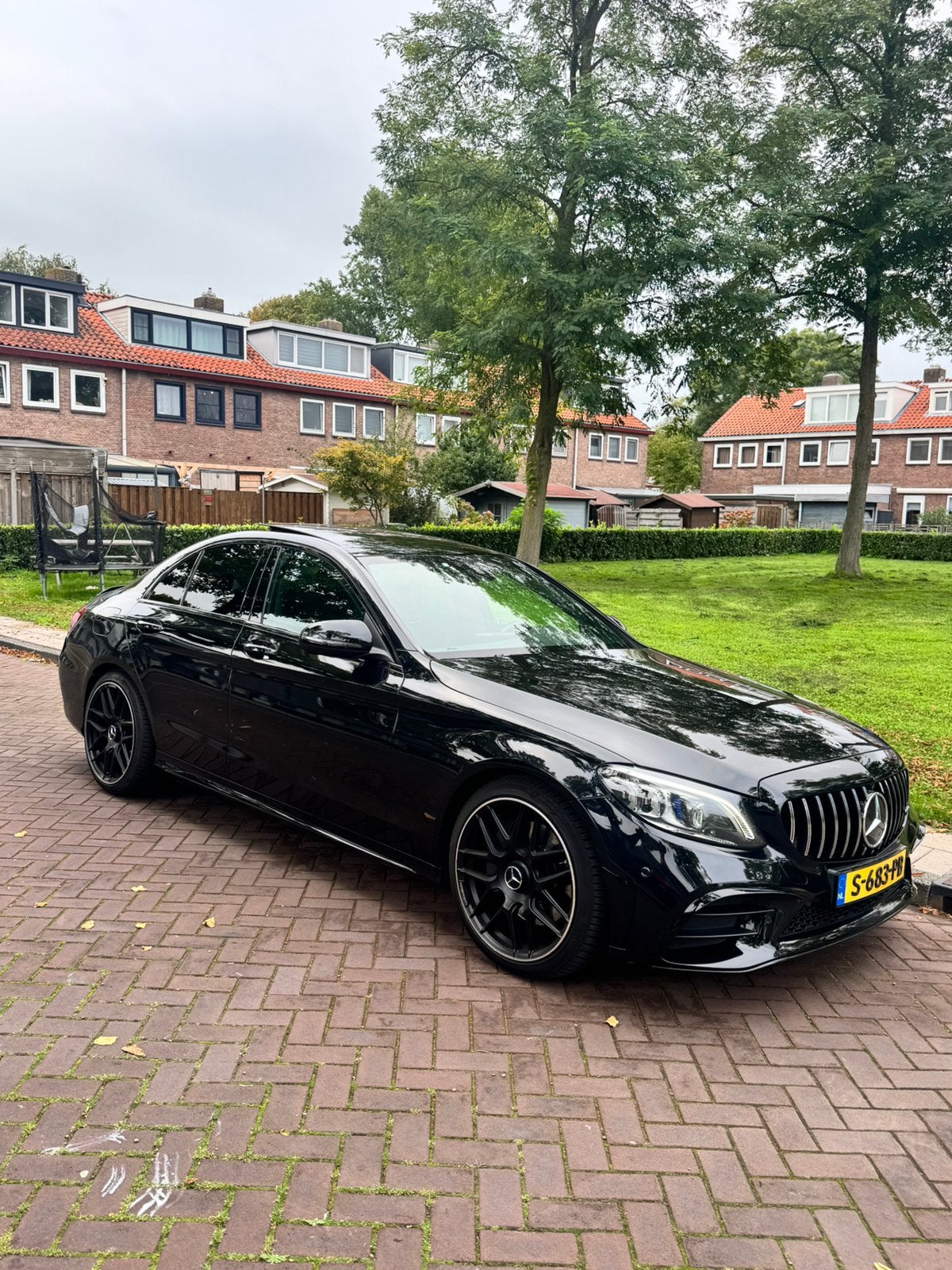 Mercedes-Benz C-Klasse C300 258pk 9G-TRONIC 2019 Zwart, Auto's, Automaat, Achterwielaandrijving, 4 cilinders, 258 pk