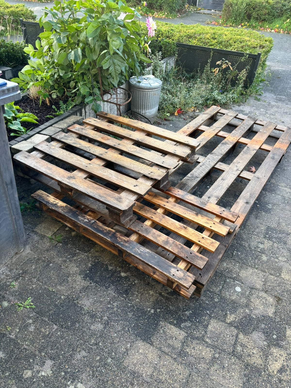 Houten pallets gratis af te halen, Ophalen, Zo goed als nieuw, Pallet, Minder dan 200 cm