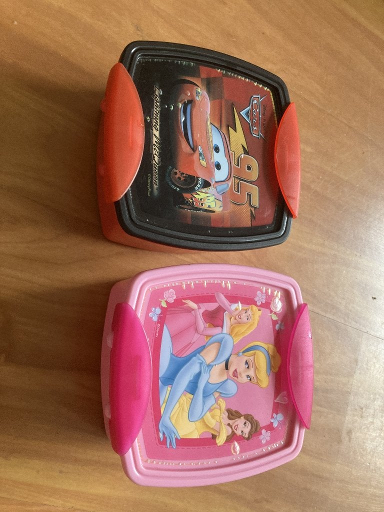 2 disney broodtrommels, Ophalen of Verzenden, Zo goed als nieuw