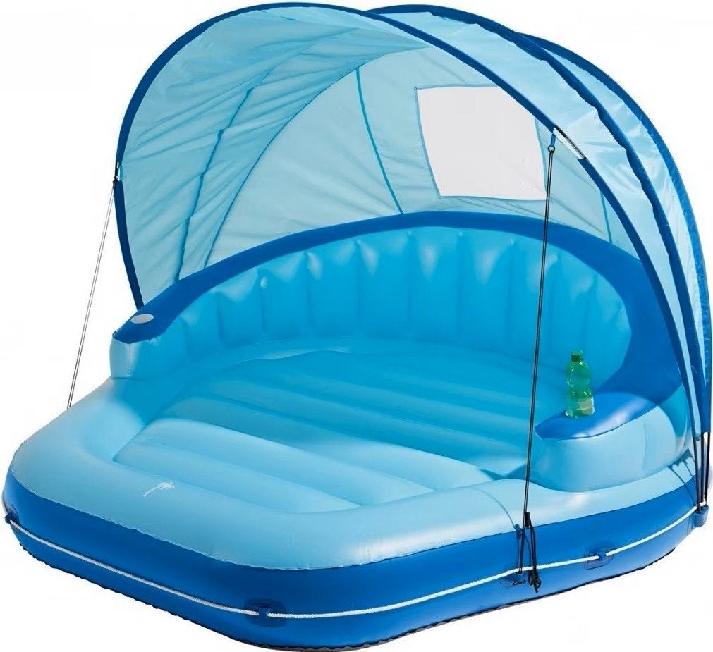 Kinderen? --> Crivit Opblaasbare Pool Lounge Eiland, Ophalen, Zo goed als nieuw
