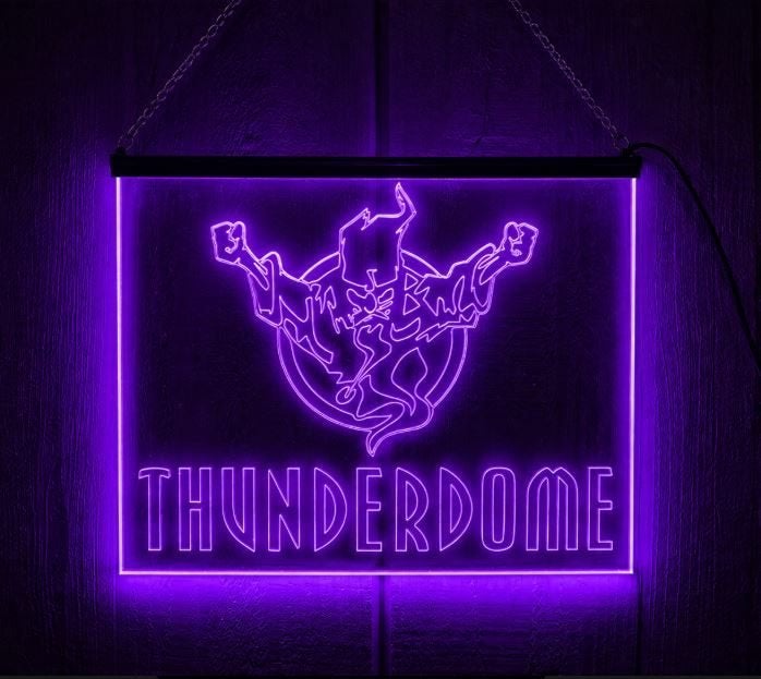 Led Bord Thunderdome, Ophalen of Verzenden, Lichtbak of (neon) lamp