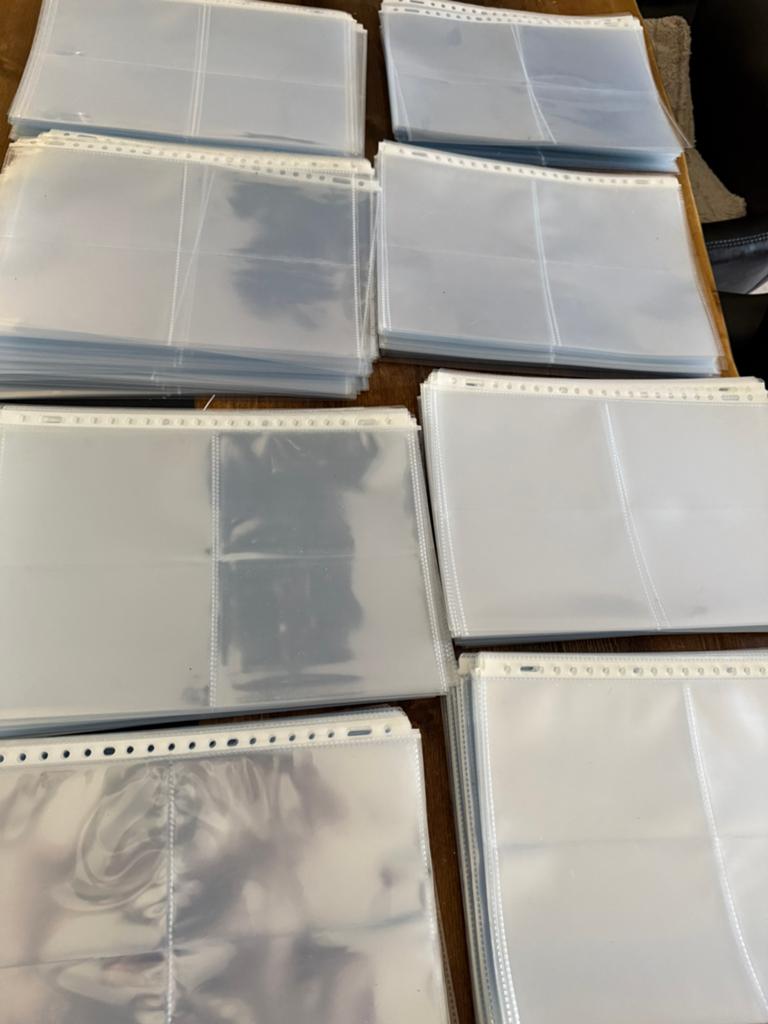 400 showtassen insteekhoezen voor foto’s ansichtkaarten, Ophalen of Verzenden, Zo goed als nieuw