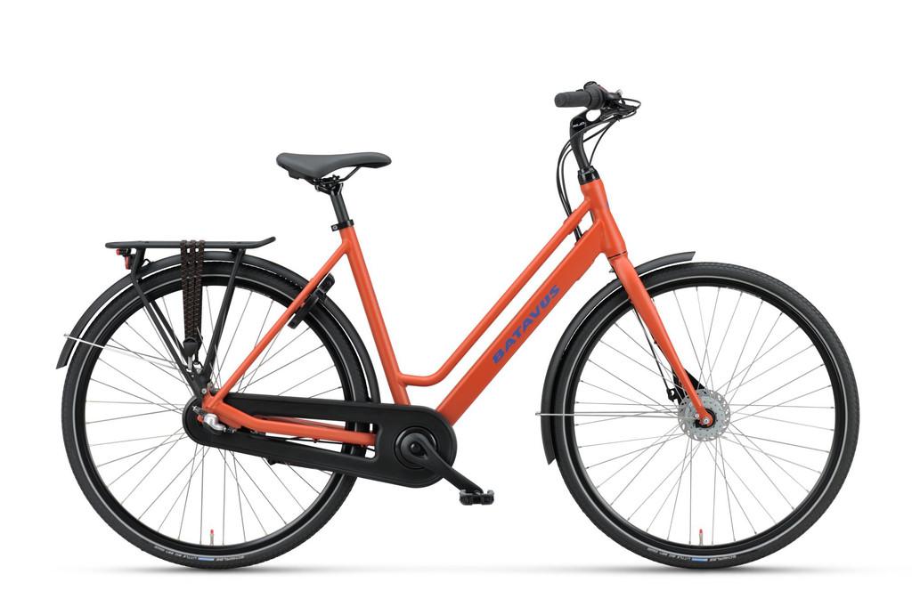 Batavus Fonk 3 rood dames 53cm 28inch, 53 tot 56 cm, Nieuw, Batavus, Versnellingen