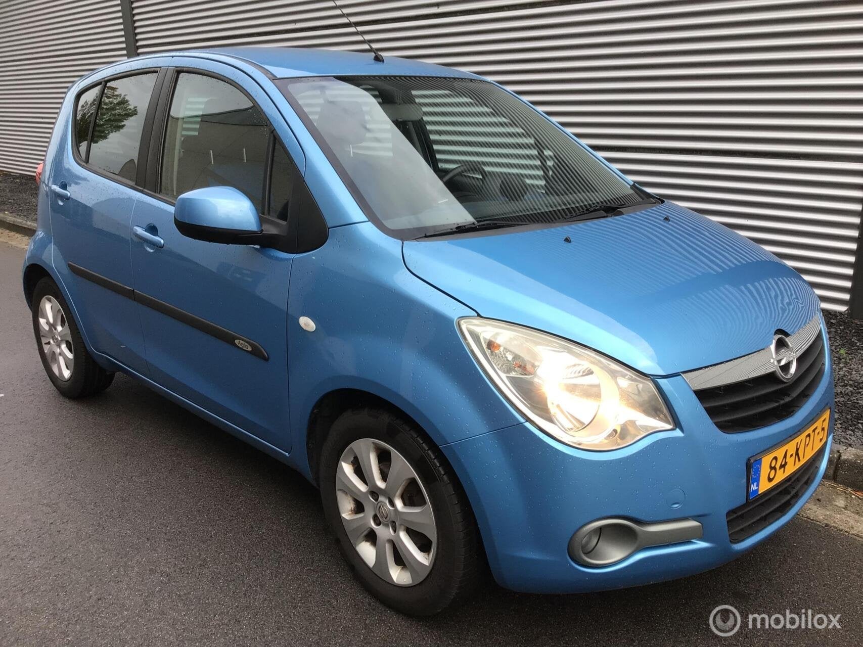 Opel Agila 1.0 Edition Airco NL auto, hele historie, Auto's, Blauw, 996 cc, Origineel Nederlands, Bedrijf