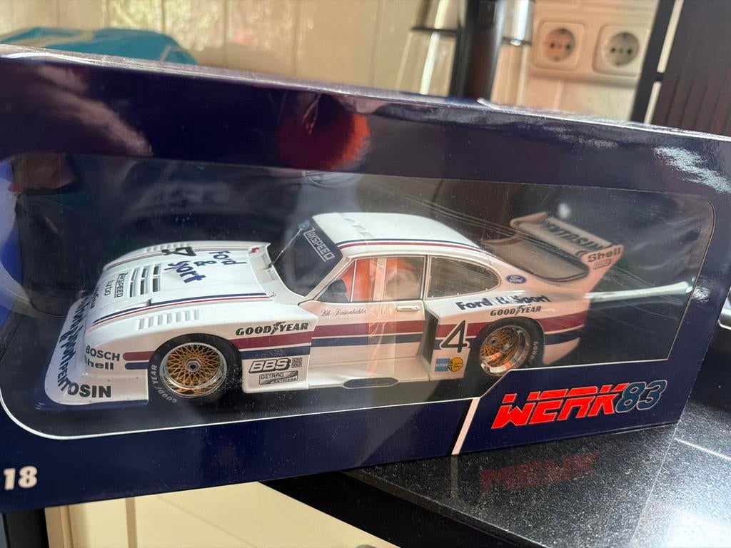 Werk83 1/18 Ford Capri Turbo - Nieuw in doos, Overige merken, Ff, Ophalen of Verzenden, Zo goed als nieuw
